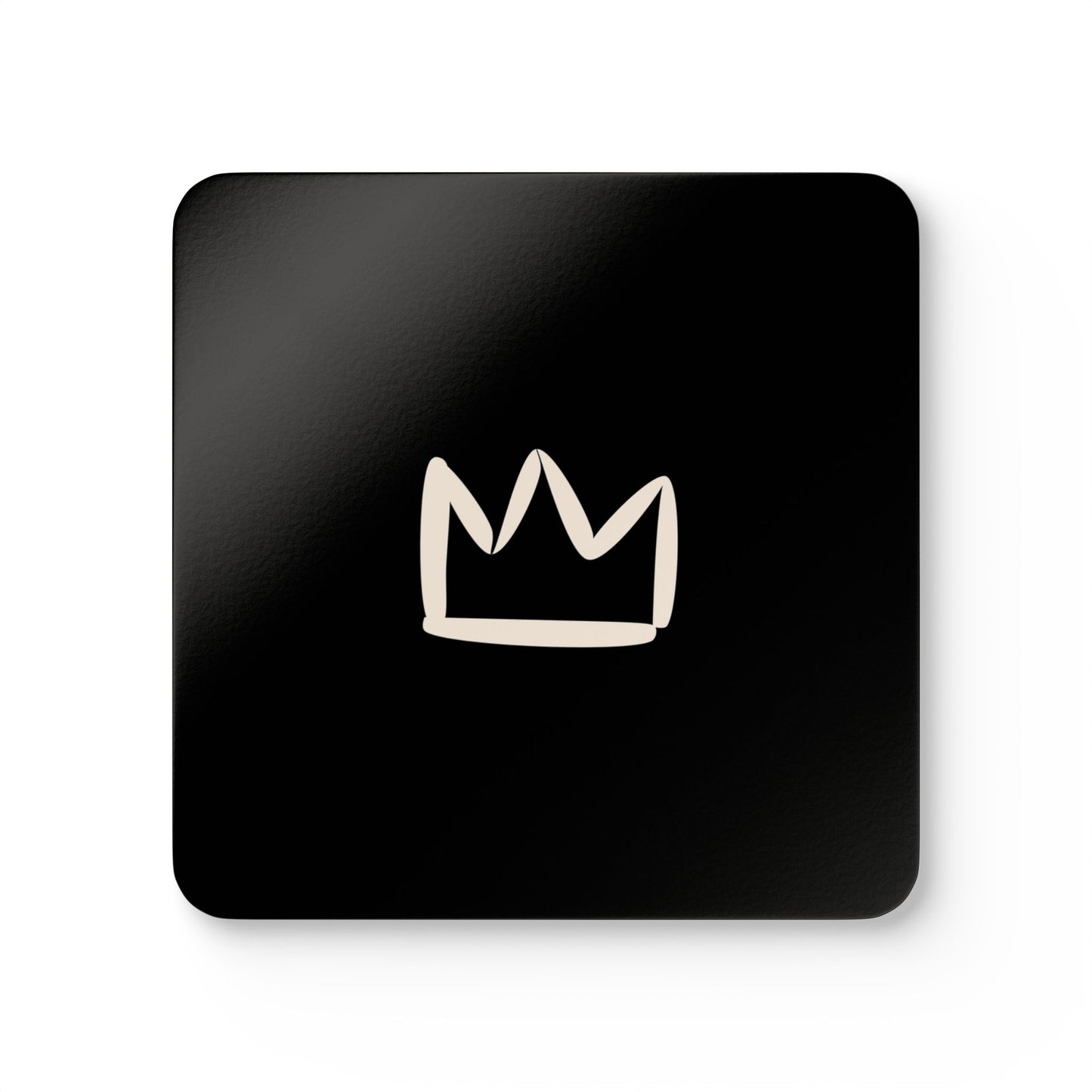 Coaster Set with Crown Design