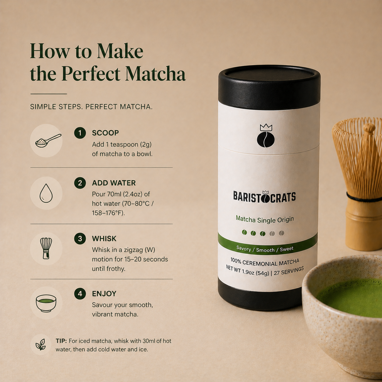 Matcha Single Origin Instant