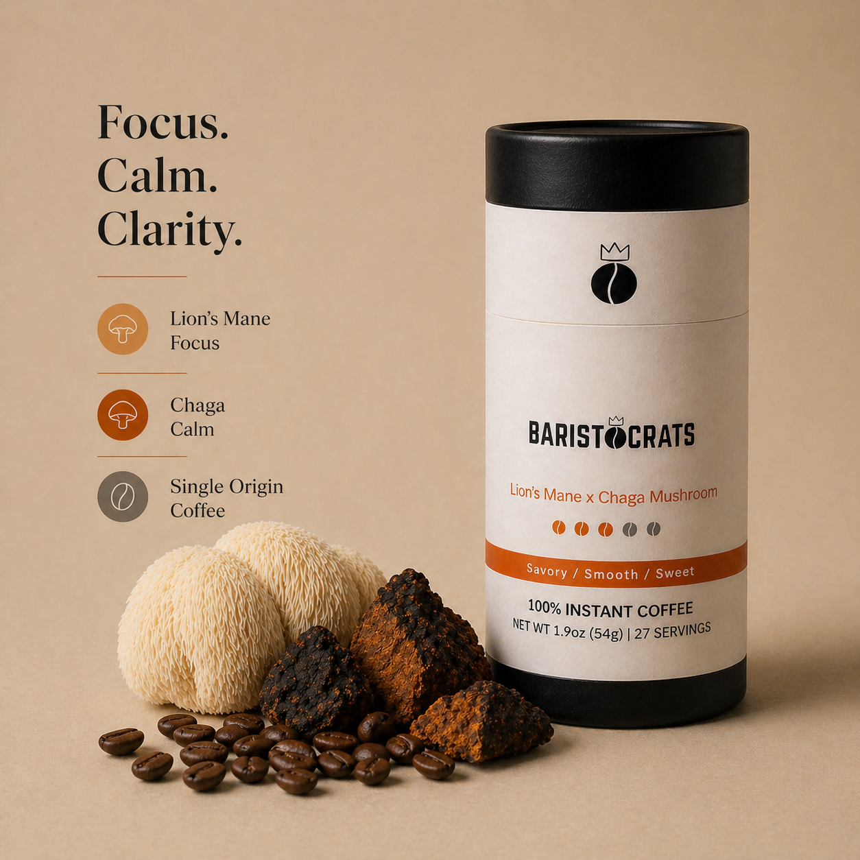 Lion's Mane x Chaga Instant