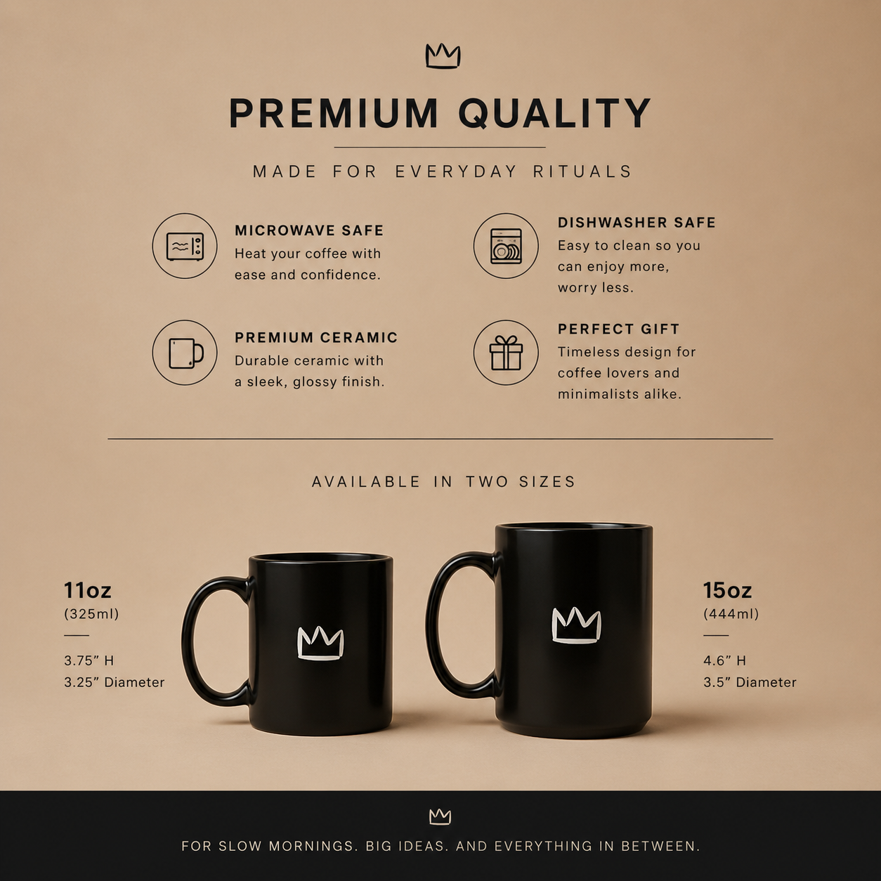 Baristocrats Signature Mug - Black
