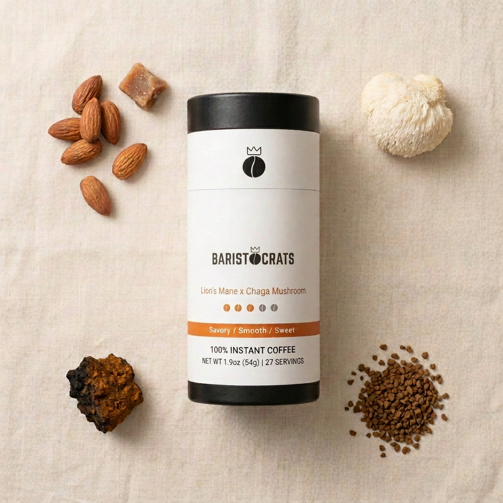 Lion’s Mane x Chaga Instant logo correction